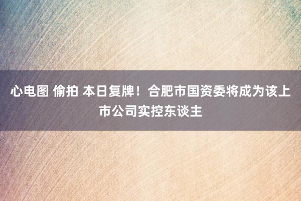 心电图 偷拍 本日复牌！合肥市国资委将成为该上市公司实控东谈主