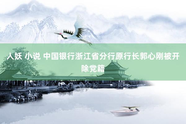 人妖 小说 中国银行浙江省分行原行长郭心刚被开除党籍