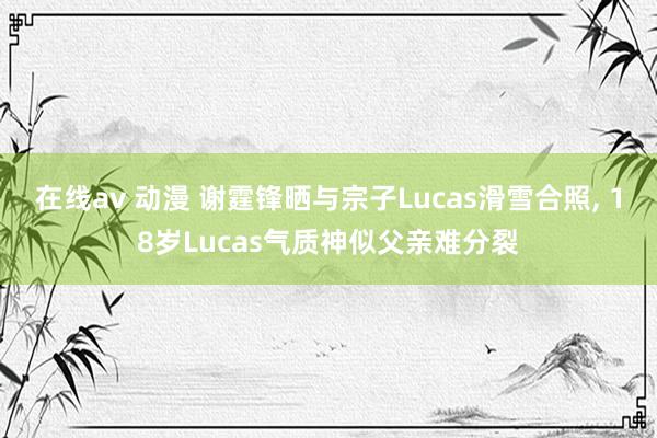 在线av 动漫 谢霆锋晒与宗子Lucas滑雪合照， 18岁Lucas气质神似父亲难分裂